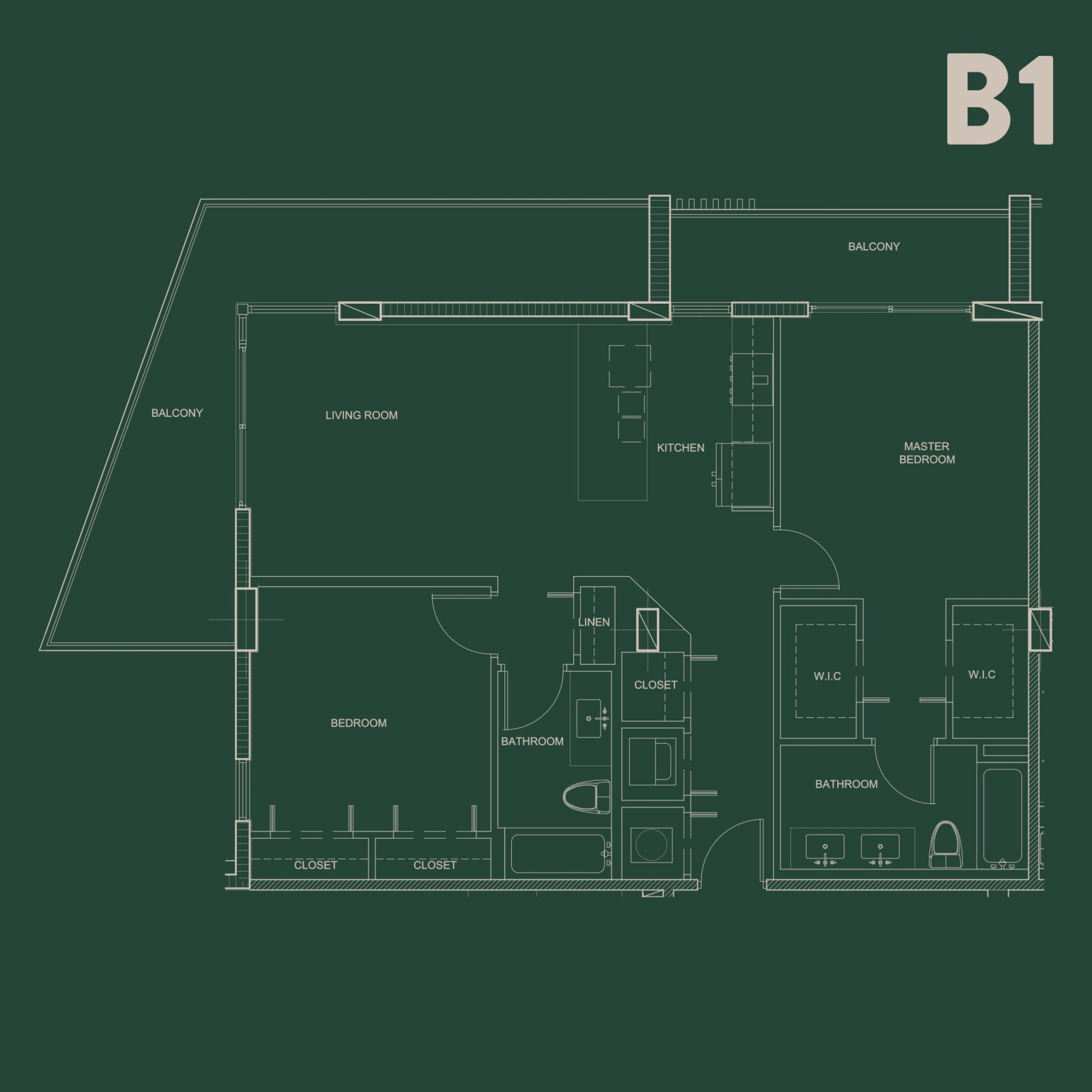 B1 Floor Plan Diagram